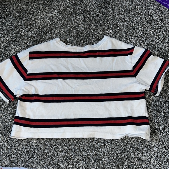 Stripes Crop Top - Picture 2 of 4
